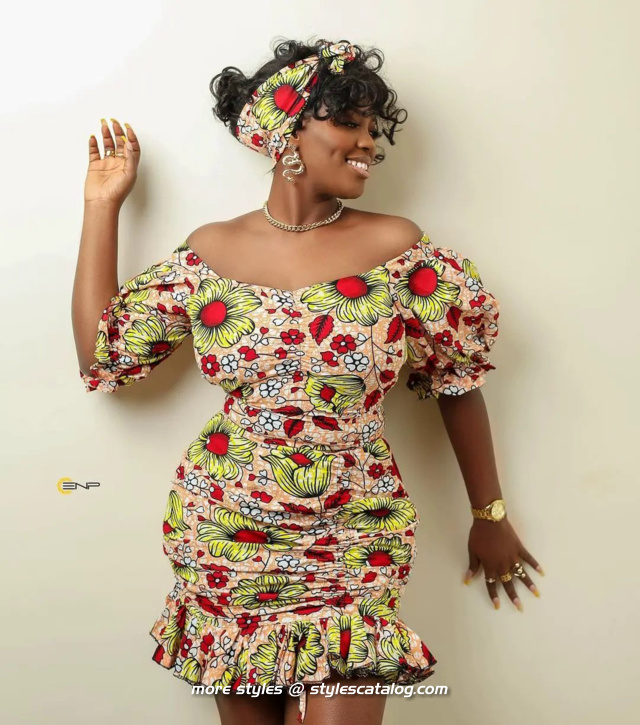 Ankara Styles You Can Make With 2 Yards of Material - more styles @ stylescatalog (18)