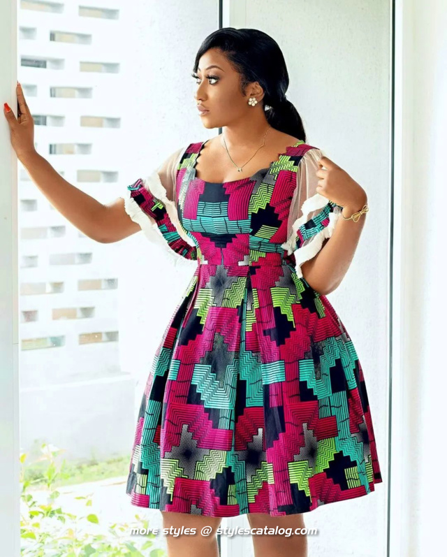 Ankara Styles You Can Make With 2 Yards of Material - more styles @ stylescatalog (36)