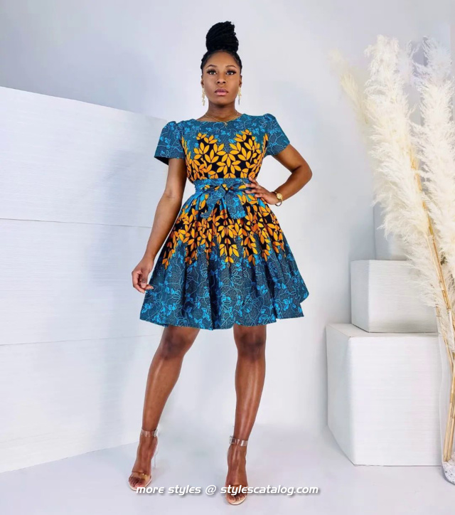 Ankara Styles You Can Make With 2 Yards of Material - more styles @ stylescatalog (45)
