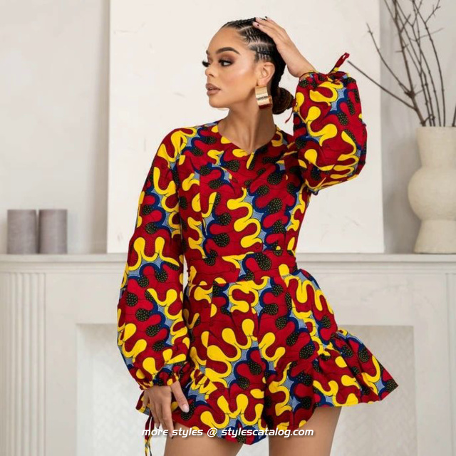 Ankara Styles You Can Make With 2 Yards of Material - more styles @ stylescatalog (55)
