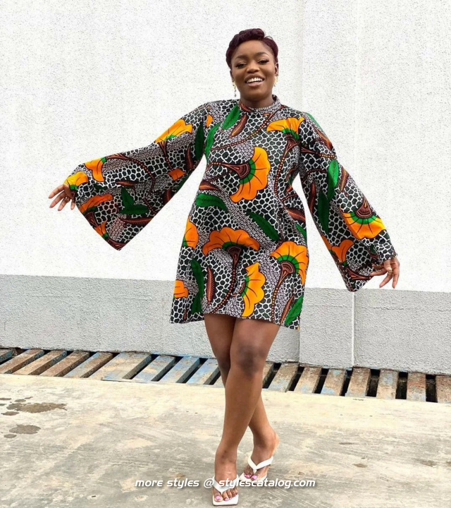 Ankara Styles You Can Make With 2 Yards of Material - more styles @ stylescatalog (57)