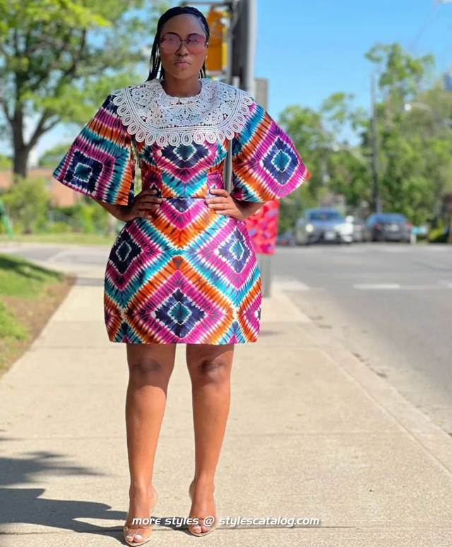 Ankara Styles You Can Make With 2 Yards of Material - more styles @ stylescatalog (58)