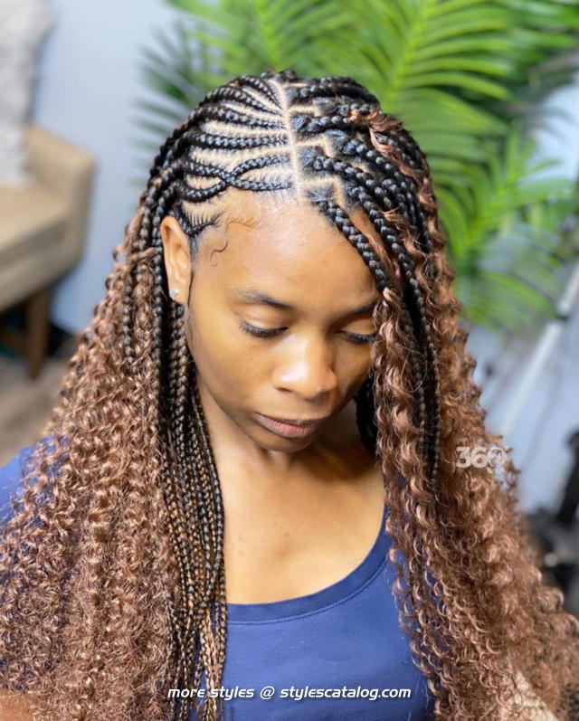 Hairstyles for Medium Knotless Braids (31)