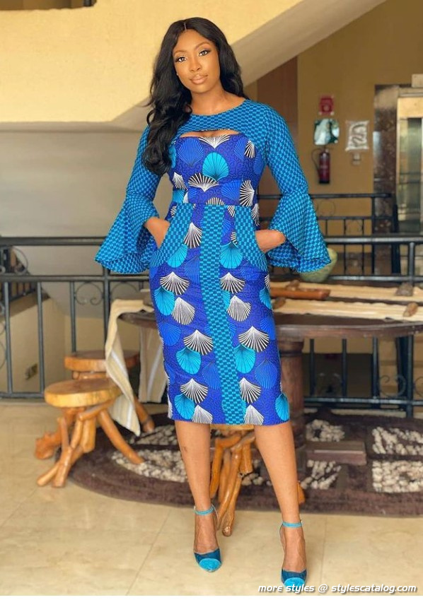 The Most Fashionable Ankara Short Gown Styles for Ladies (18)