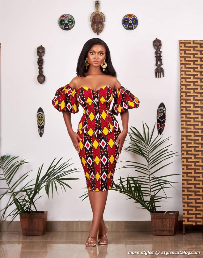 The Most Fashionable Ankara Short Gown Styles for Ladies (2)