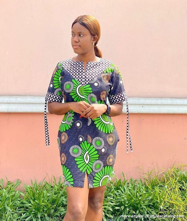 The Most Fashionable Ankara Short Gown Styles for Ladies (20)