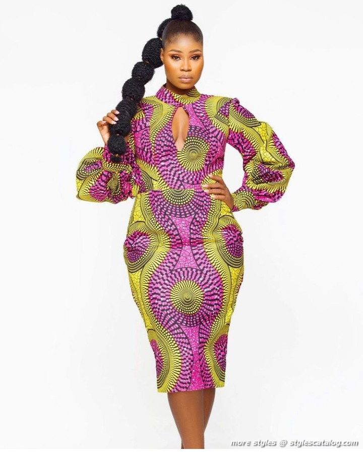The Most Fashionable Ankara Short Gown Styles for Ladies (6)