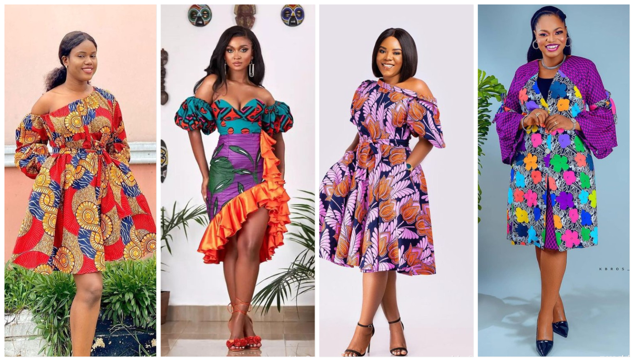 The Most Fashionable Ankara Short Gown Styles For Ladies