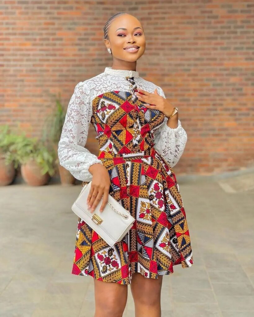 Ankara short gown styles (7)