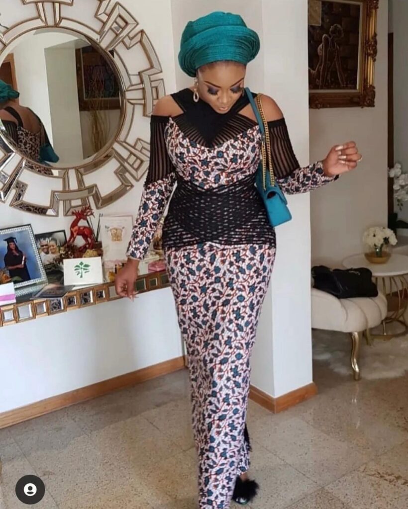 Elegant Arewa Ankara Long Gown Styles Loved Many (10)