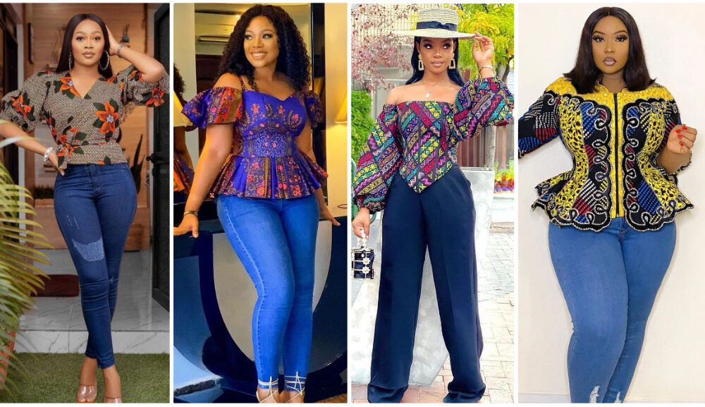 Stylish Ankara Tops For Your Trousers Suitable For Weekend Occasions