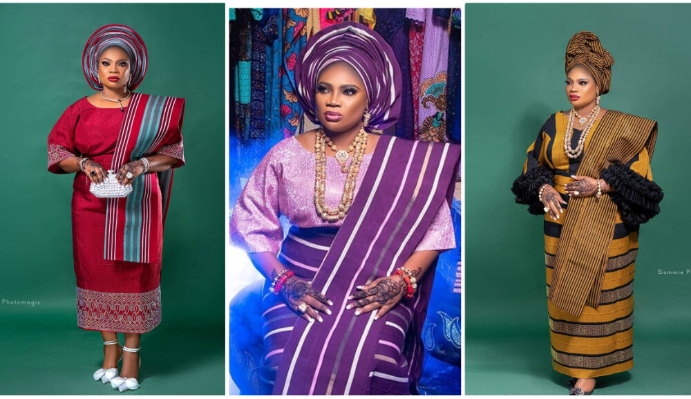 15+ Stunning Aso Oke For Fashionable Moms, Mothers, And Wives.