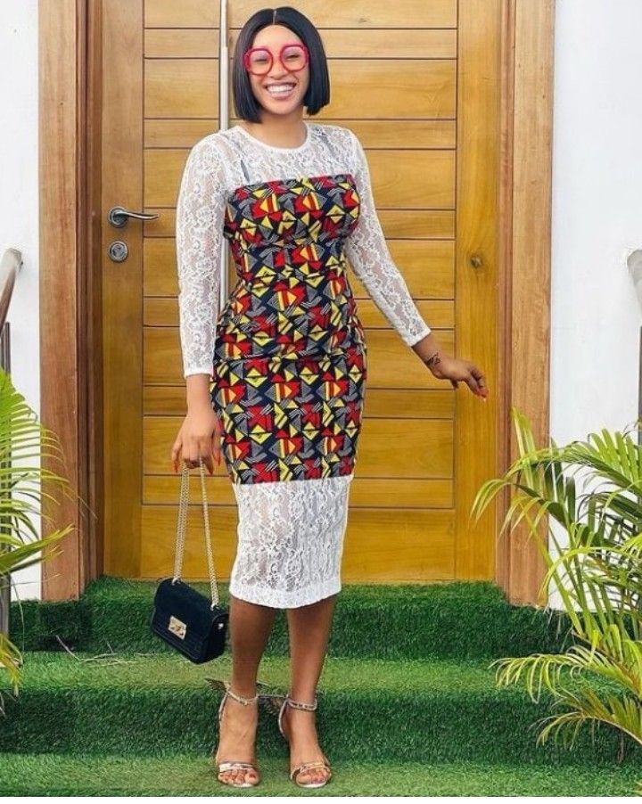 Latest Ankara and Lace Combination Styles_ - Stylish Naija