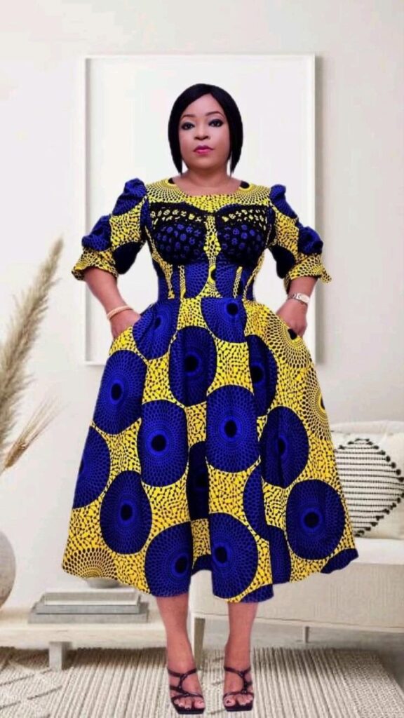 Ankara Gowns For Chic Corporate Ladies (19)