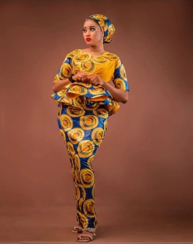 African Skirt and Blouse