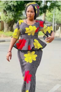 African Skirt and Blouse