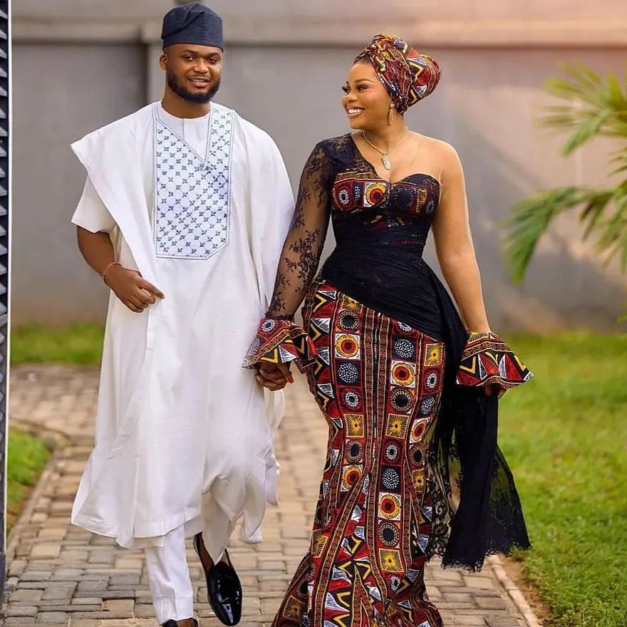 Matching Ankara Styles Outfit for African Couples