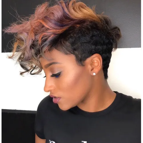 black pixie cuts, sassy pixie cuts, sexy pixie cuts, short hairstyles, African American hairstyles, natural hair, haircuts for black women, bold and beautiful hairstyles