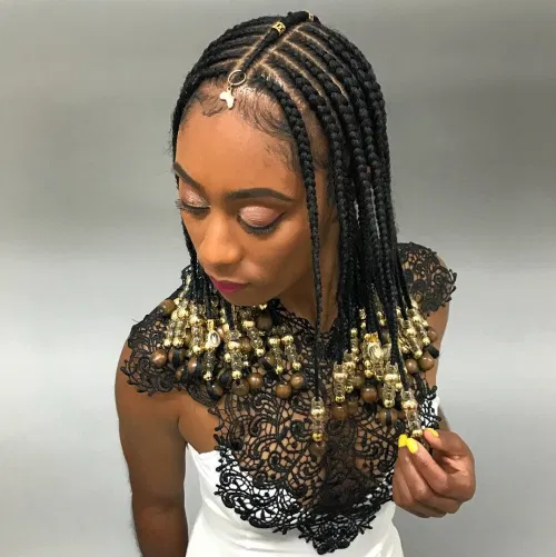 23 Fulani Braids Hairstyles You Need to Try Next – STYLESCATALOG