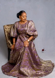 Damask Gown Outfit