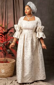 Damask Gown Outfit