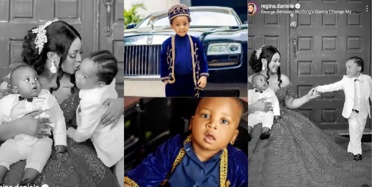 Regina Daniels Celebrates Sons' Birthday: A Double Milestone of Achievement and Inspiration - She Says(Video)