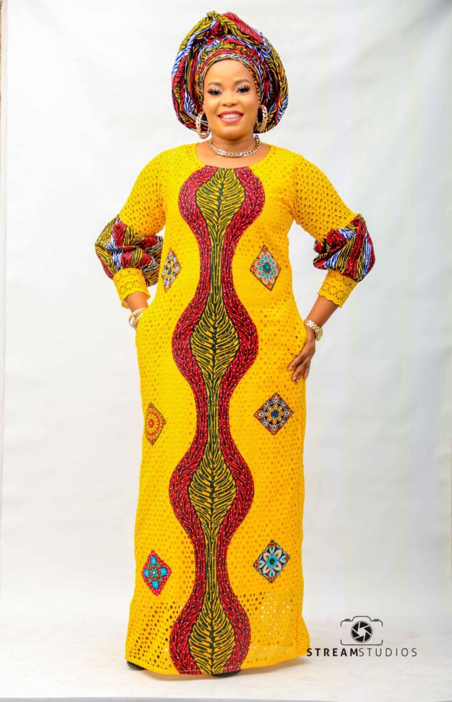 Yellow Lace Asoebi Styles