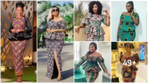 Ankara Peplum Dresses