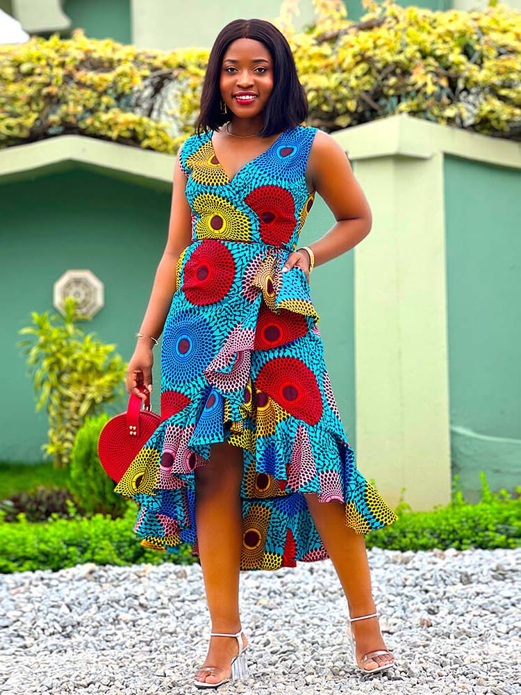 30 Fascinating Ankara Wrap Dresses For Special Occasions – STYLESCATALOG