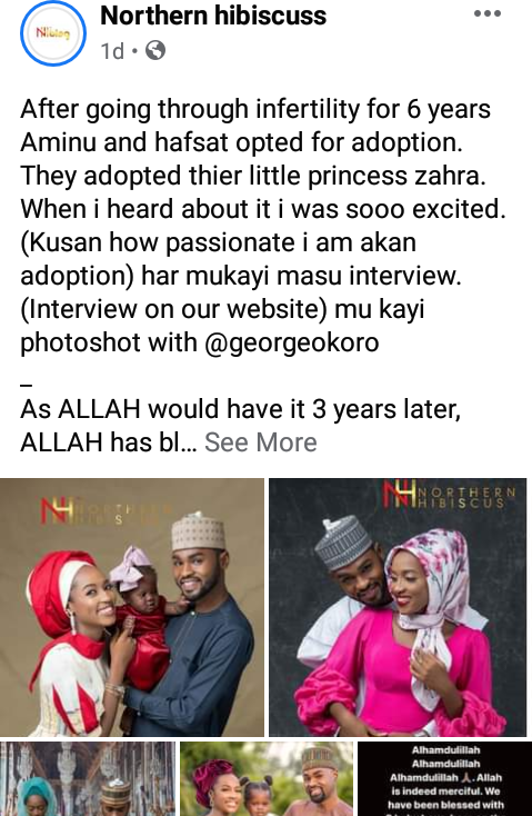 After Six Years of Infertility, a Nigerian Couple Welcomed Triplets Three Years After Adopting a Girl