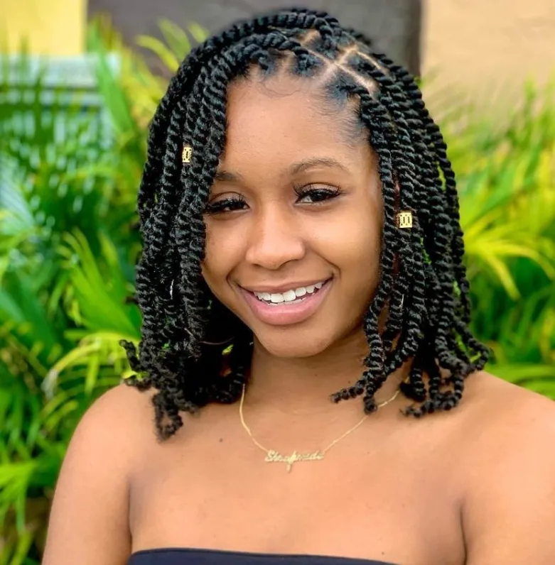 35 Irresistible & Beautiful Ways To Style Your Kinky Twists