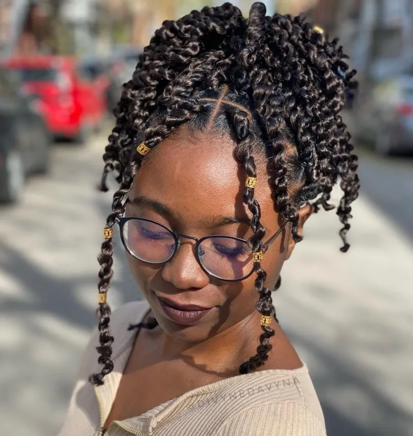 Ways To Style Your Kinky Twists (5)