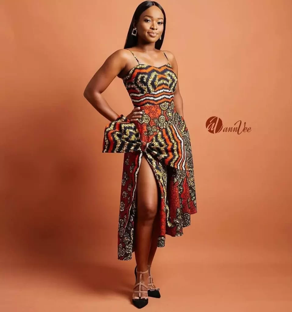 Ankara Cold Shoulder Styles