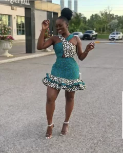 Ankara Cold Shoulder Styles