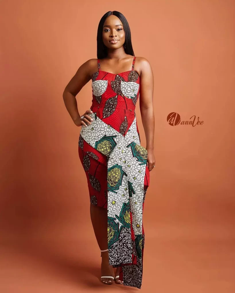 Ankara Cold Shoulder Styles