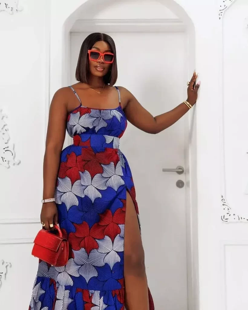 Ankara Cold Shoulder Styles