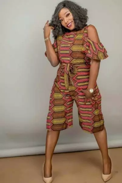 Ankara Cold Shoulder Styles