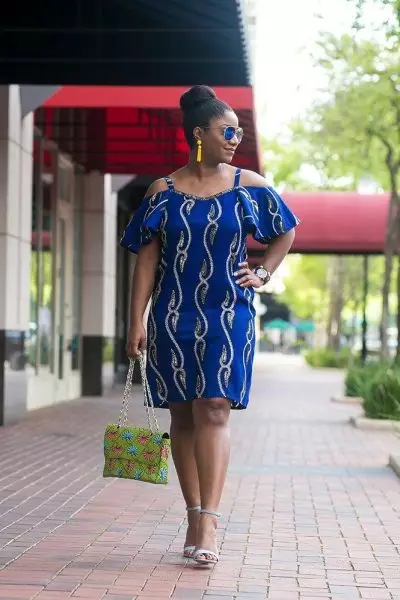 Ankara Cold Shoulder Styles