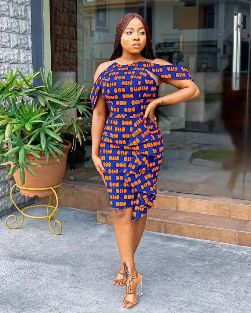 Ankara Cold Shoulder Styles