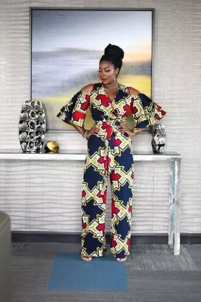 Ankara Cold Shoulder Styles