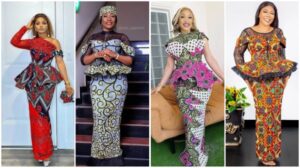 Ankara Skirt And Blouse Ladies