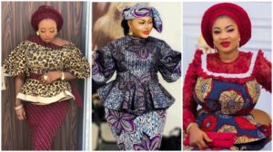 Ankara Skirt And Blouse Styles