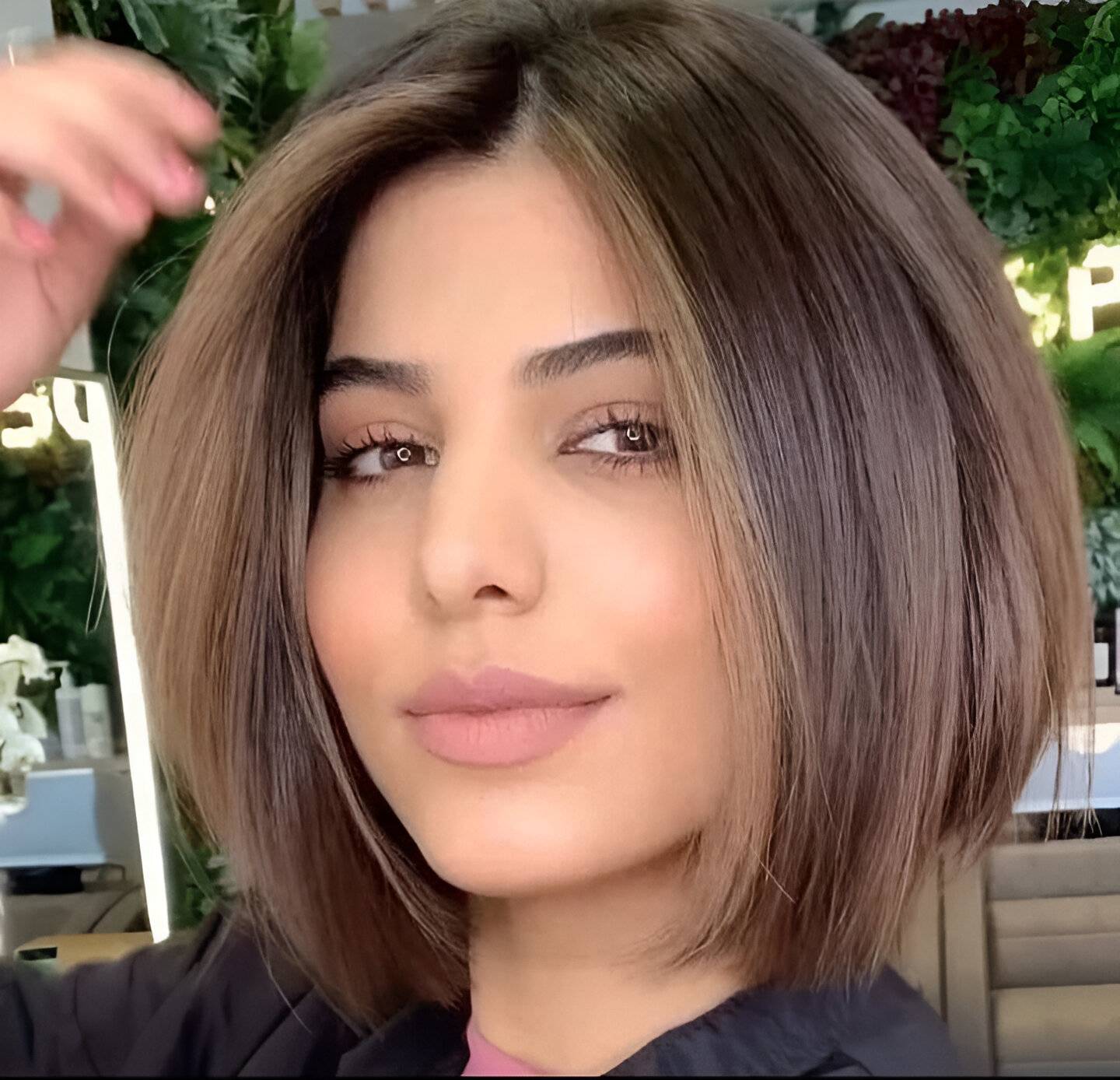 Stacked Bob With Highlights