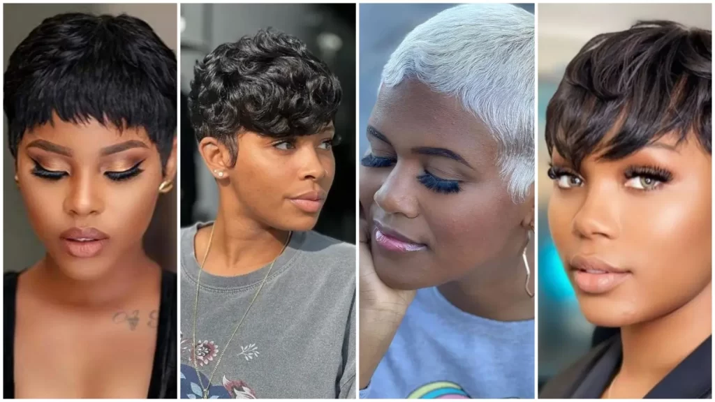 Black Pixie Haircuts