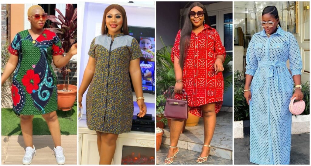 Button Shirt Gown Styles Ladies Should Add To Their Wardrobe