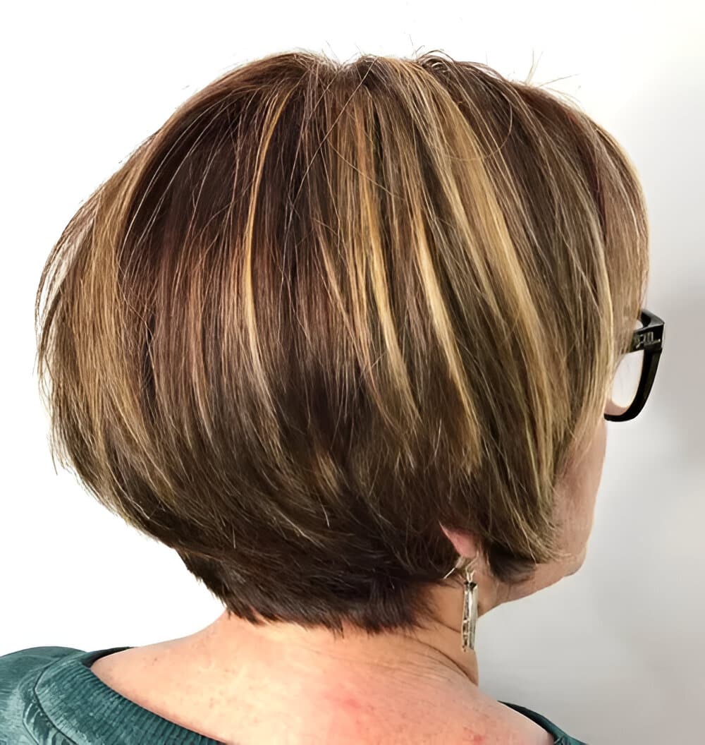 Classic Stacked Bob Haircut