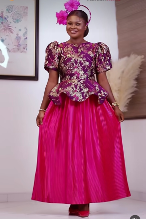 Classy And Modern Gown Styles You Can Sew With Any Material 6