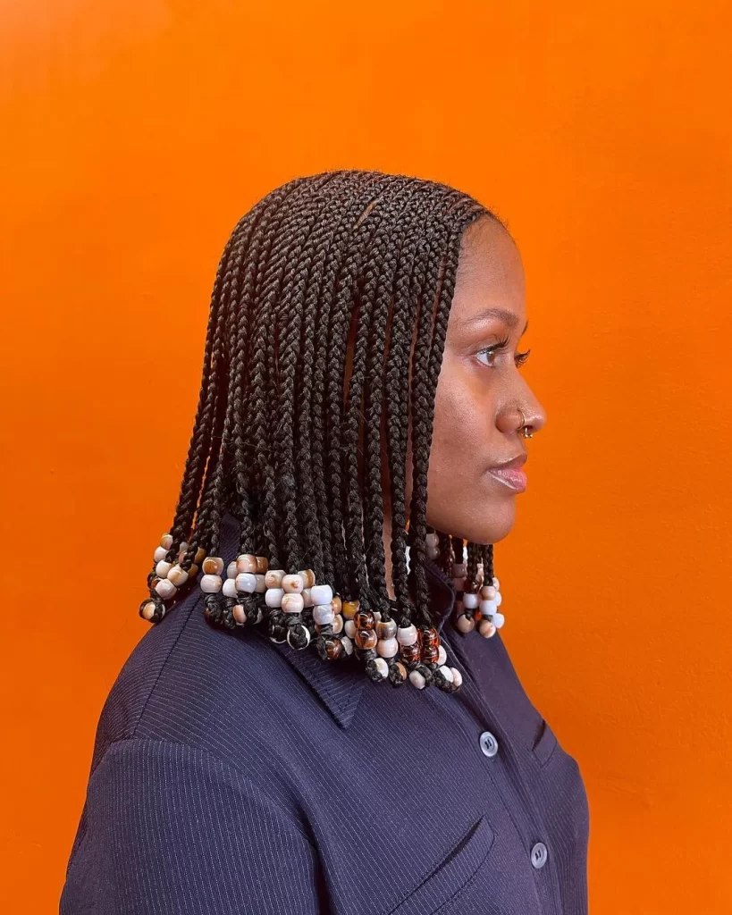 Braids With Beads