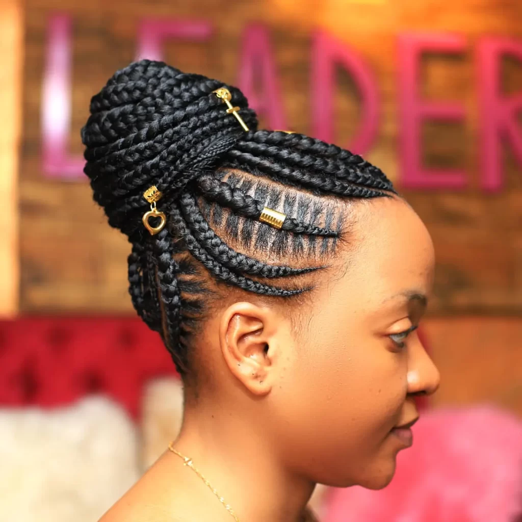 47 Beautiful Braided Hairstyles For Natural And Relaxed Hair 21