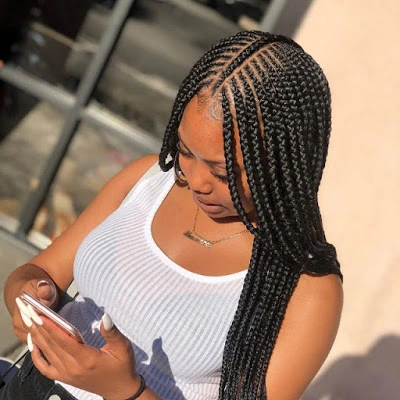 47 Beautiful Braided Hairstyles For Natural And Relaxed Hair 22